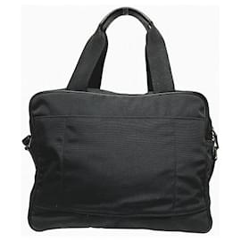 Gucci-Bolsa de nylon e couro Gucci 2 em 1-Preto