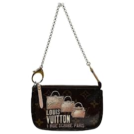 Louis Vuitton-Mini Pochette Trunk Monogram Louis Vuitton M60245-Marron