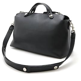 Fendi-Sac à main en cuir Fendi By The Way Large-Noir