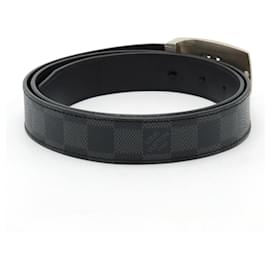 Louis Vuitton-Cinto LV Cut Damier Graphite Louis Vuitton M9638U-Preto