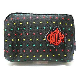 Christian Dior Dior Nylon Cosmetic Pouch Black