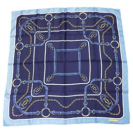 Seidenschal Cartier Must Line Blau