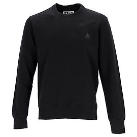 Sweatshirt mit Golden Goose-Logo Schwarz