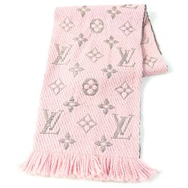 Sciarpa Louis Vuitton Logo Mania Shine M70466 Rosa