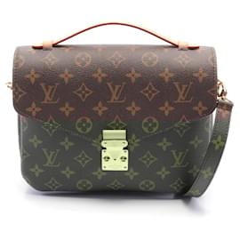 Louis Vuitton-Louis Vuitton Pochette Metis MM Handbag Brown M44875-Brown