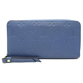 Louis Vuitton-Louis Vuitton Zippy Wallet Monogram Blue M41857-Blue