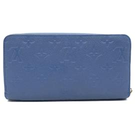 Louis Vuitton-Louis Vuitton Zippy Wallet Monogram Blue M41857-Blue