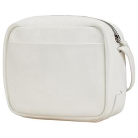 Balenciaga-Balenciaga Everyday Leather Shoulder Bag 489612-White