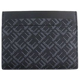Alfred Dunhill Dunhill Leather Logo Signature Pass Case Black