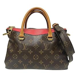 Louis Vuitton-Louis Vuitton Monogram Pallas BB M41734 2way Bag-Red