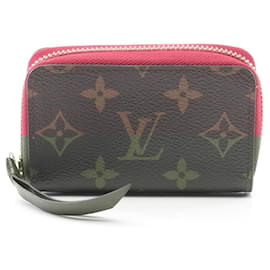 Louis Vuitton-Louis Vuitton Monogram Fuchsia Card Case-Brown