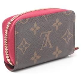 Louis Vuitton-Louis Vuitton Monogram Fuchsia Card Case-Brown