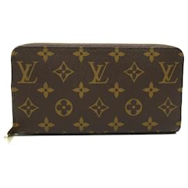 Louis Vuitton-Louis Vuitton Zippy Wallet Monogram Brown M42616-Brown