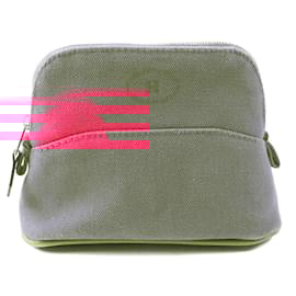 Hermès-Pochette Mini Bolide HERMES en cuir Hibiscus-Rouge