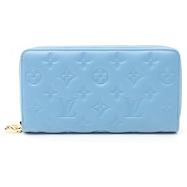 Louis Vuitton-Louis Vuitton Zippy Wallet Monogram Blue M82051-Blue