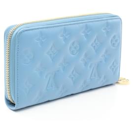 Louis Vuitton-Louis Vuitton Zippy Wallet Monogram Blue M82051-Blue