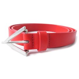 Bottega Veneta Red Leather Belt Red
