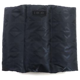 Christian Dior Giacca Down DIOR CD Diamond Mirror Jesky con sciarpa Nero