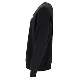 Burberry-Burberry Logo Print Sweatshirt-Black