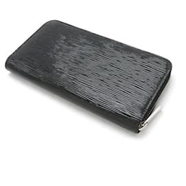 Louis Vuitton-Louis Vuitton Epi Electric Zippy Wallet Black-Black