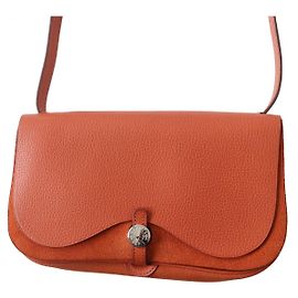 Sac Hermès Colorado PM Vache Liège Chevron Orange