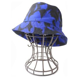 Alexander McQueen Graffiti Bucket Hat Royal Blue M Blue
