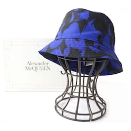Alexander Mcqueen-Alexander McQueen Graffiti Bucket Hat Royal Blue M-Blue