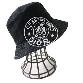 Cappello Bob in cotone Union Christian Dior nero Nero