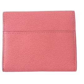 Hermès-Porte-cartes d'affaires Hermes Click Mini-Rose