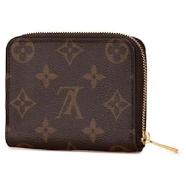 Louis Vuitton-Louis Vuitton Monogram Zippy Coin Purse-Brown