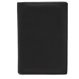 Hermès-Hermes MC2 Euclid Card Case Black Leather-Black