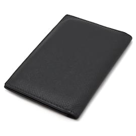 Hermès-Hermes MC2 Euclid Card Case Black Leather-Black