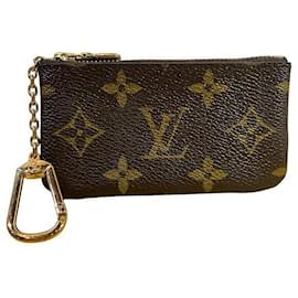 Louis Vuitton-Louis Vuitton Monogram Pochette Cle Key Holder-Brown