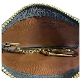 Louis Vuitton-Louis Vuitton Monogram Pochette Cle Key Holder-Brown