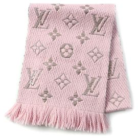 Sciarpa Louis Vuitton Logo Mania Shine M70466 Rosa