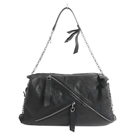 Christian Louboutin-Christian Louboutin TROPHE LARGE Nappa Leather Shoulder Bag-Black