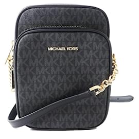 Michael Kors-Michael Kors JET SET GIRLS Chain Crossbody Bag-Black