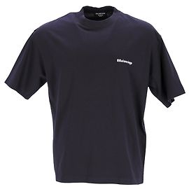 T-shirt Balenciaga BB Corp Bleu