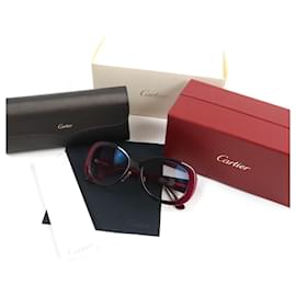 Cartier-Óculos de sol degradê Cartier Must Line-Prata,Metálico