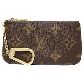 Louis Vuitton-Louis Vuitton Monogram Coin Case Key Holder-Brown