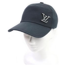 Gorra Aerogram de algodón Newsboy Louis Vuitton M77125 Azul