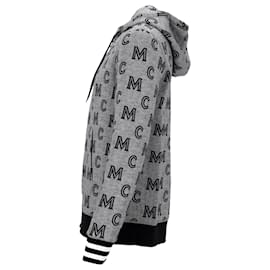 MCM-MCM Zip-Hoddie Allover Print-Grey
