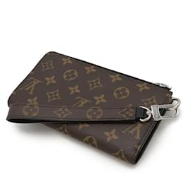 Louis Vuitton-Louis Vuitton Monogram Macassar Zippy Wallet M69407-Brown