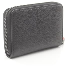 Christian Louboutin-Christian Louboutin Leather Coin Case-Black