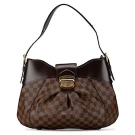 Louis Vuitton-Louis Vuitton Damier Sistina MM Shoulder Bag-Brown