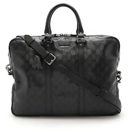Gucci-Gucci GG Imprime Business Bag Briefcase Black-Black