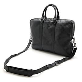 Gucci-Gucci GG Imprime Business Bag Briefcase Black-Black