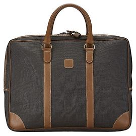 Alfred Dunhill Dunhill Brown PVC Leather Briefcase Brown
