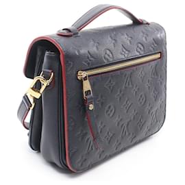 Louis Vuitton-Louis Vuitton Pochette Metis Monogram Empreinte Handbag-Blue
