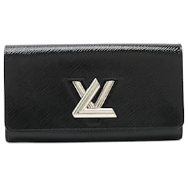 Louis Vuitton-Louis Vuitton Epi Electric Leather Twist Wallet-Black